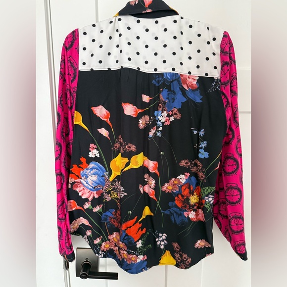 Maeve x Anthropologie Paz Contrast Button Down Shirt . Size Small. EUC. - Picture 9 of 9